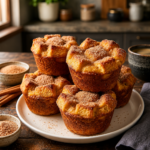 Generated image Cozy Cinnamon Sugar Muffin Stack