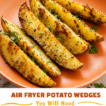 Crispy Seasoned Air Fryer Potato Wedges
