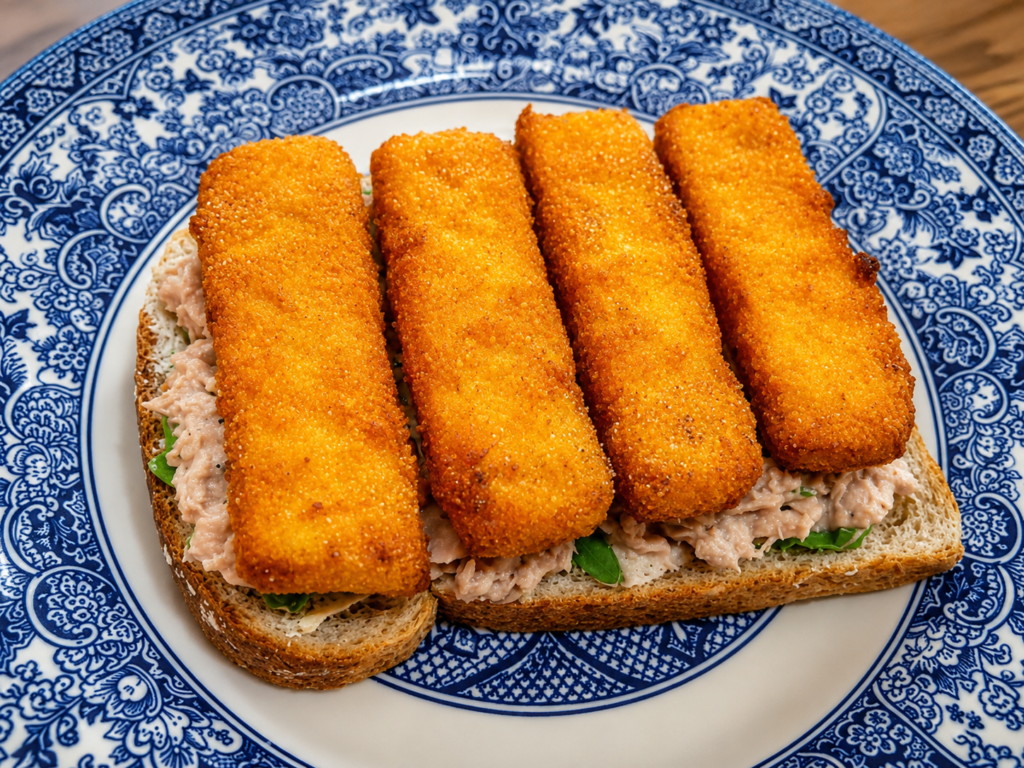 High-Protein Fish Finger Sandwich