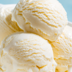 Generated image Vanilla Ice Cream Scoop Stack
