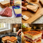 Generated image Warm Kitchen Reuben Sandwich Montage 1
