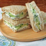 Homemade Vegan Cucumber Sandwiches