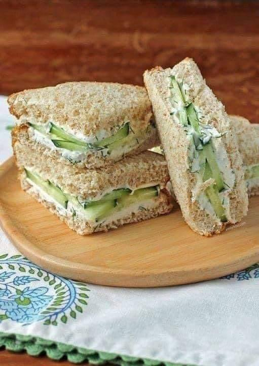 Homemade Vegan Cucumber Sandwiches 1 Homemade Vegan Cucumber Sandwiches