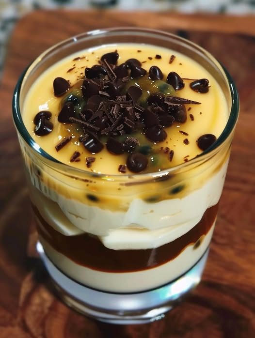 Chocolate Passion Fruit Dessert