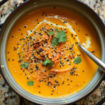 Vegan Sesame Carrot Soup