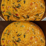 Creamy Spinach & Tomato Cajun Spaghetti