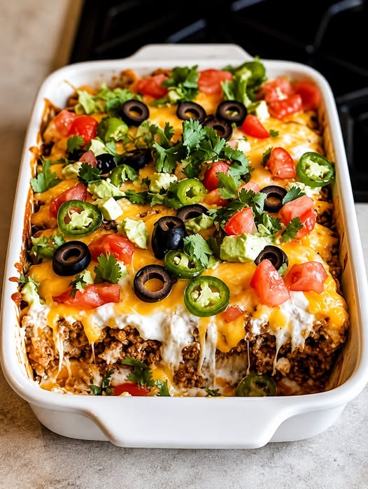 Keto Cheesy Taco Casserole 1 Keto Cheesy Taco Casserole