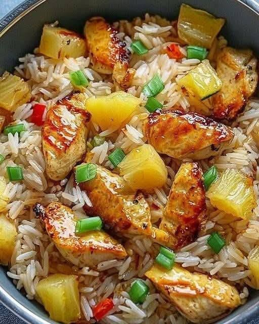 Pineapple Chicken and Rice 