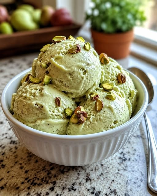 Vegan Pistachio Ice Cream — High-Protein, Gluten-Free & Non-Dairy