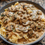 Vegan Mushroom Leek Stroganoff 3 Vegan Mushroom Leek Stroganoff