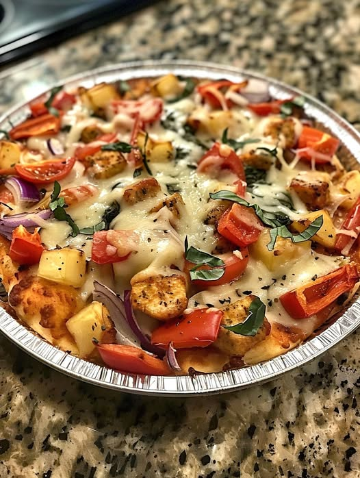 Vegan Crustless Pizza Bowl 1 Vegan Crustless Pizza Bowl