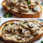Creamy Mushroom Toasts 3 Creamy Mushroom Toasts