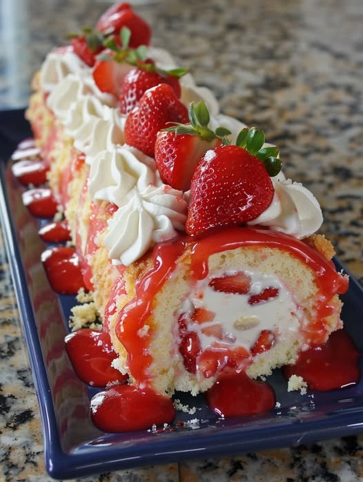 Vegan Homemade Strawberry Shortcake Cheesecake