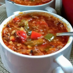 Hearty Stuffed Pepper Soup