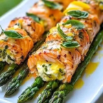 Amazing Lemon basil salmon rolls