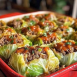 Italian stuffed cabbage rolls