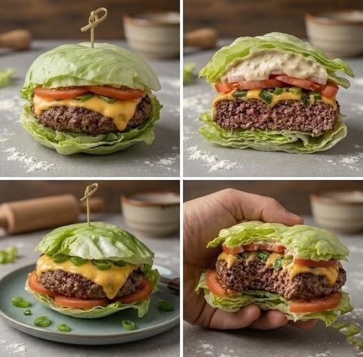 Lettuce Wrap Burgers (Low-Carb, Juicy & Fresh)