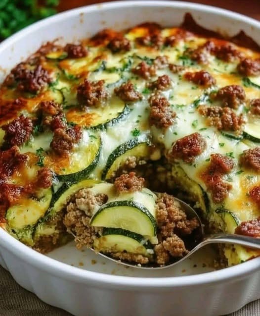 Loaded Zucchini Bake
