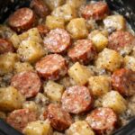 Slow Cooker Creamy Sausage and Potatoes