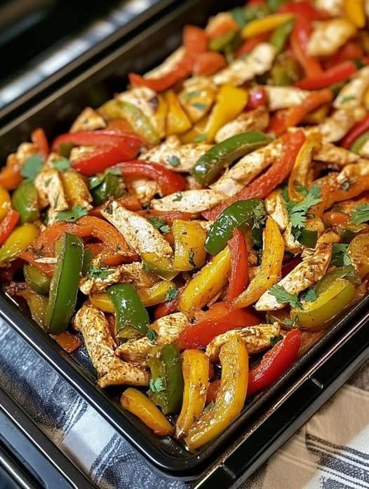 Air Fryer Chicken Fajitas