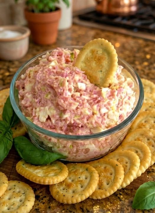 Classic Ham Salad with Biscuits 1 Classic Ham Salad with Biscuits