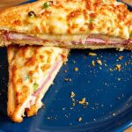 Grilled-Flavored Air Fryer Cheese Sandwich