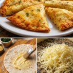 Air Fryer Cheesy Tortilla Garlic Pizza-Style Bread 3 Air Fryer Cheesy Tortilla Garlic Pizza-Style Bread