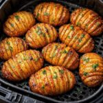 Air Fryer Baked Potatoes in Round Shape