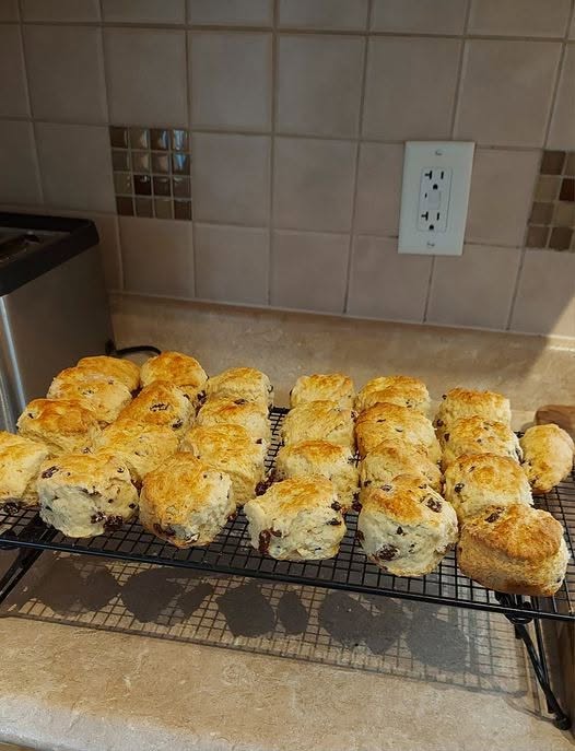 Air Fryer Fruit Scones