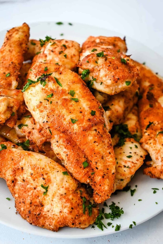 Juicy No Breading Air Fryer Chicken Tenders (Easy!) 1 Juicy No Breading Air Fryer Chicken Tenders (Easy!)