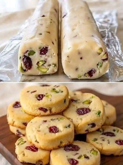 Pistachio Cranberry Cookies