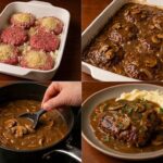 Salisbury Steak with Onion Gravy