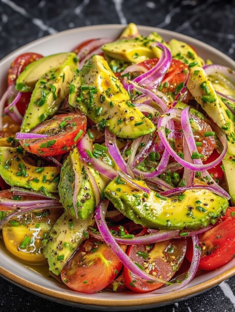 Cucumber Avocado Salad (High-Protein & Low-Carb)