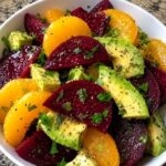 Vegan Citrus Beet & Avocado Glow Salad