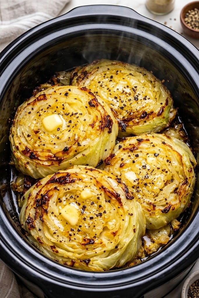 Slow Cooker Cabbage