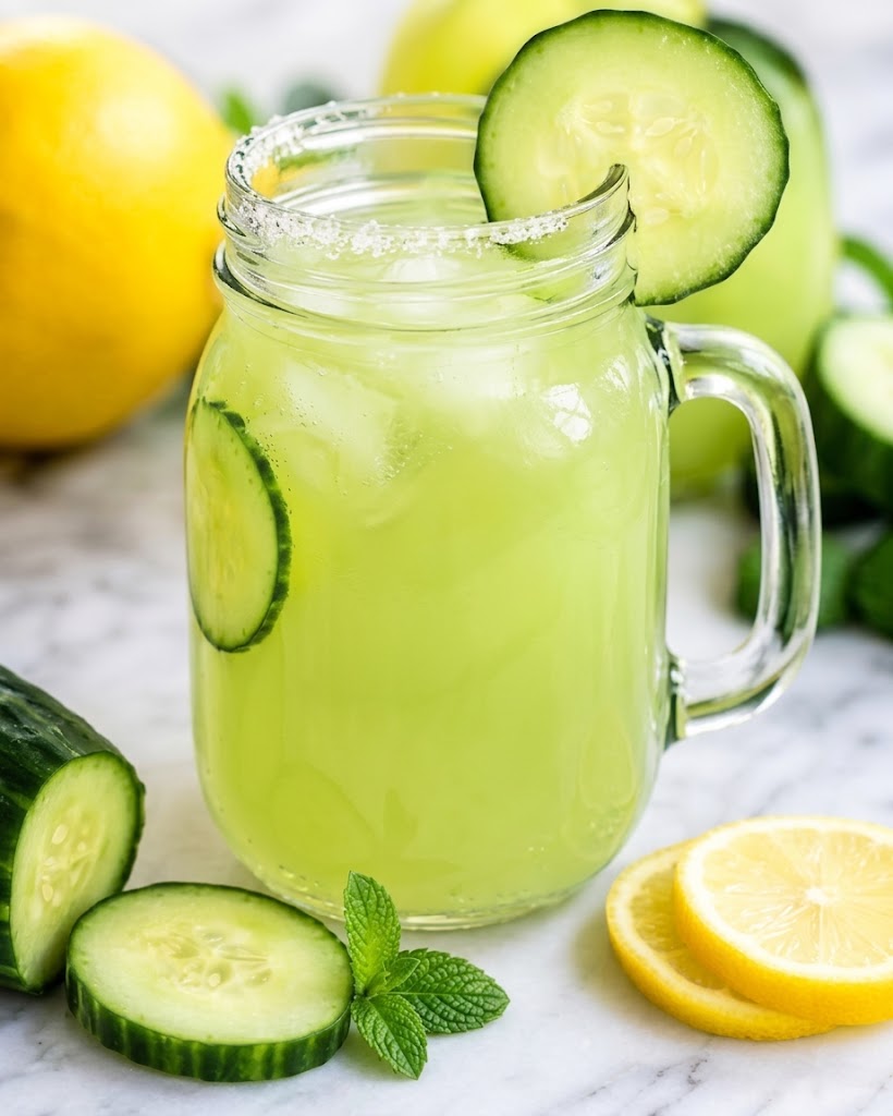 Vegan Cucumber Lemonade
