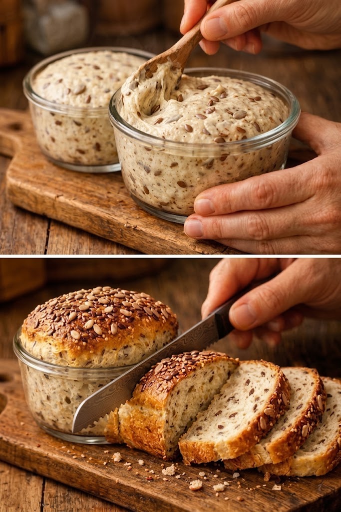 Seeded Jar Bread