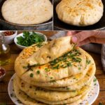 Cheese-Stuffed Skillet Flatbreads