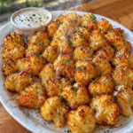 Parmesan Roasted Cauliflower Bites 🧀🥦