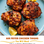 Low-Carb Crispy Air Fryer Chicken Thighs