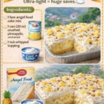 Pineapple Angel Cloud Cake 🍍☁️
