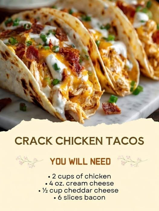 Crack Chicken Tacos 1 Crack Chicken Tacos