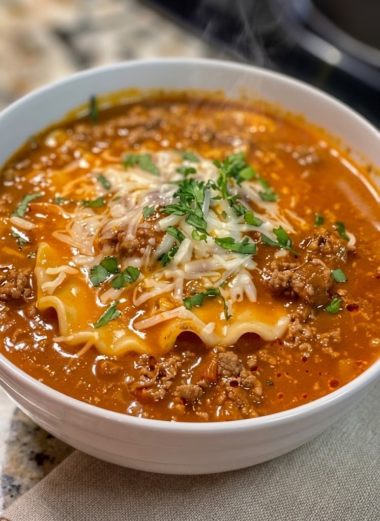 Vegan Lasagna Soup